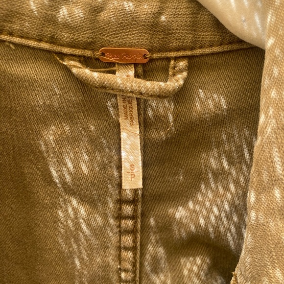 Free People Tan Utility Romper - Picture 3 of 11